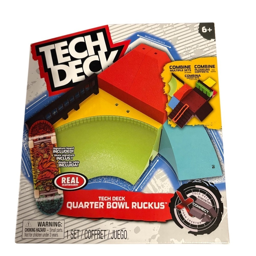 Tech Deck Quarter Bowl Ruckus X-Connect Park Creator PlaySet NEW